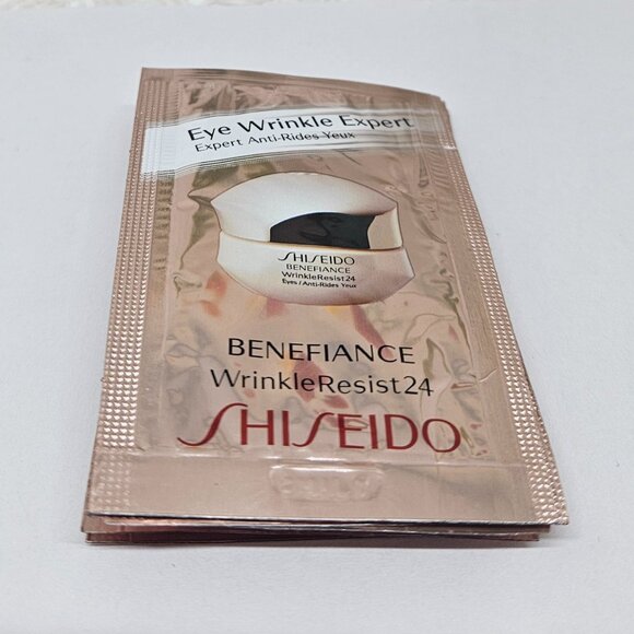 3X Shiseido Benefiance WrinkleResist24 Intensive Eye Contour Cream Sample 1ml - Picture 2 of 4